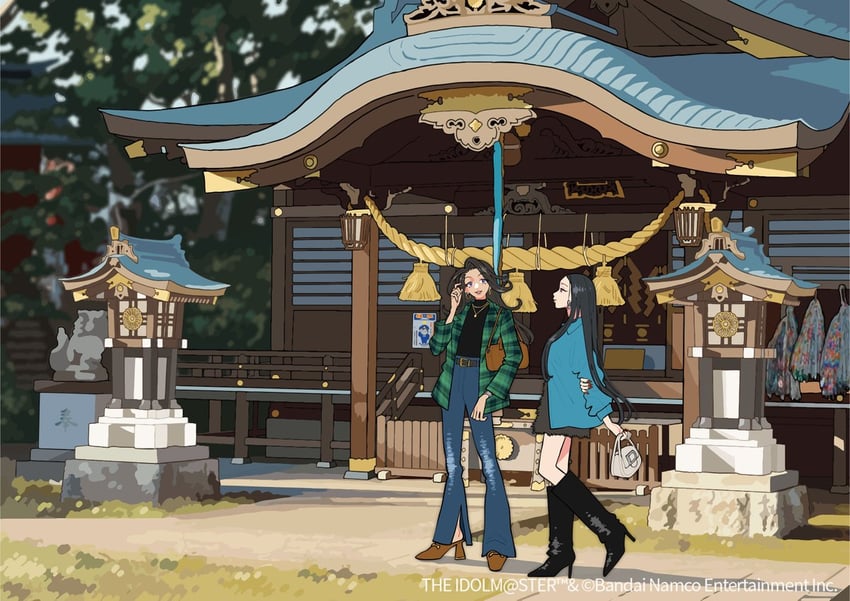 hiiragi shino and takahashi reiko (idolmaster and 1 more) drawn by imid