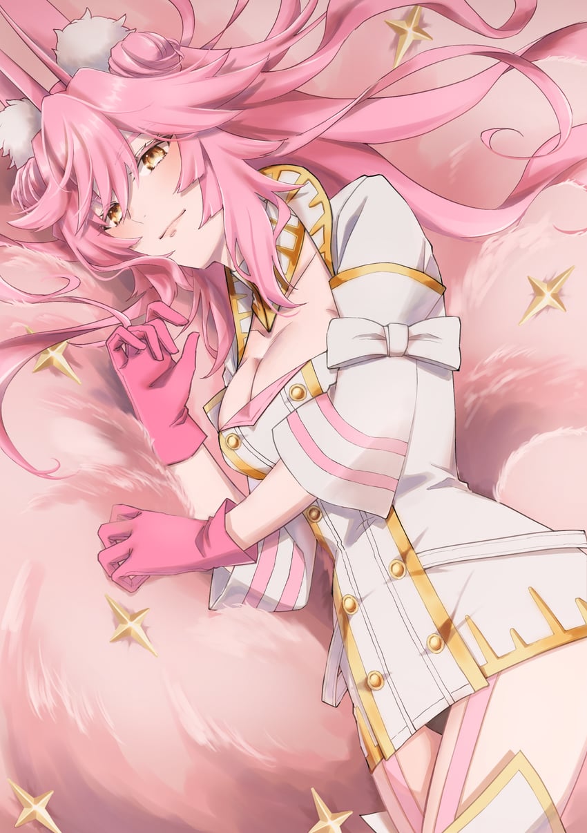 tamamo and koyanskaya (fate and 1 more) drawn by itokon300