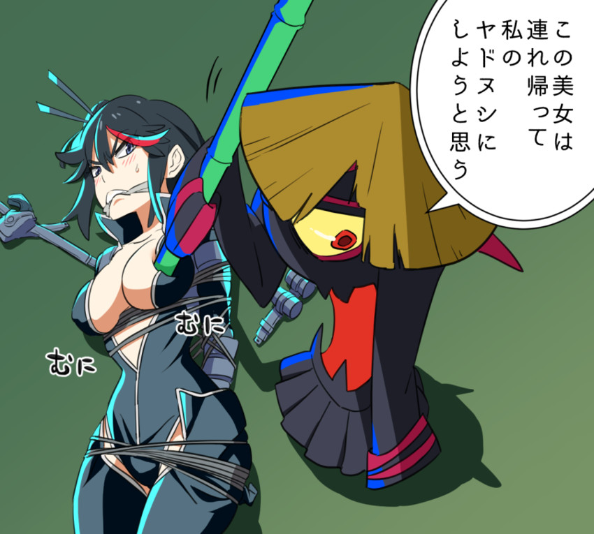 matoi ryuuko, senketsu, nancy lee, seki toshihiko, and forest sawatori (kill la kill and 2 more) drawn by o-nashi_neko