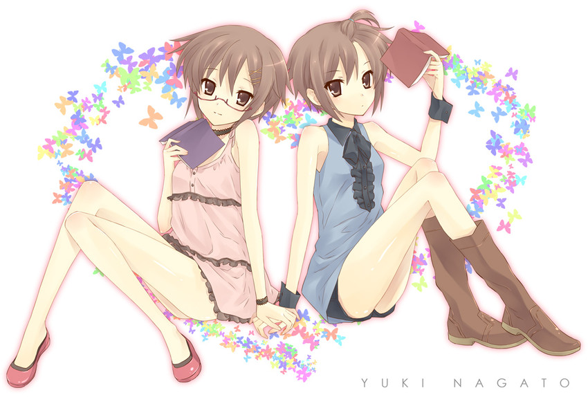 nagato yuki (suzumiya haruhi no yuuutsu) drawn by hijiki_(hijikini)