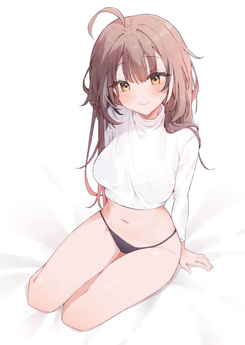 nanashi mumei (hololive and 1 more) drawn by airenif