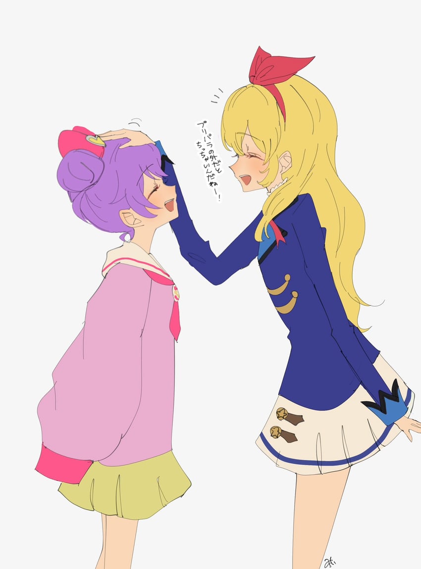 hoshimiya ichigo and manaka laala (pretty series and 2 more) drawn by mirai_drs
