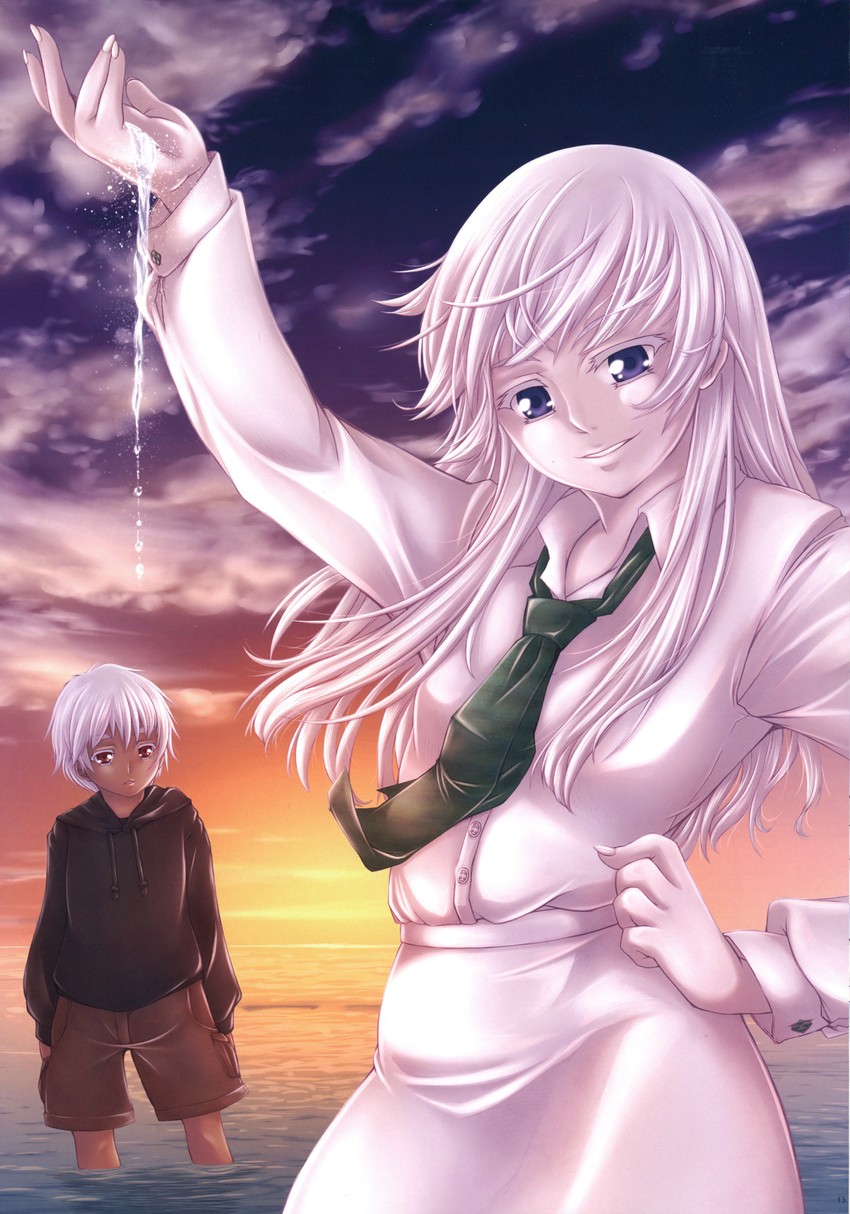 koko hekmatyar and johnathan mar (jormungand) drawn by tsubonari
