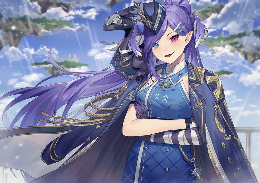 selen tatsuki and ember (nijisanji and 1 more) drawn by wenz