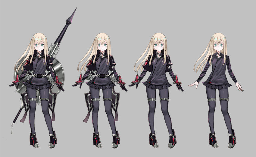 u-511 and lancer (kantai collection and 1 more) drawn by luicent