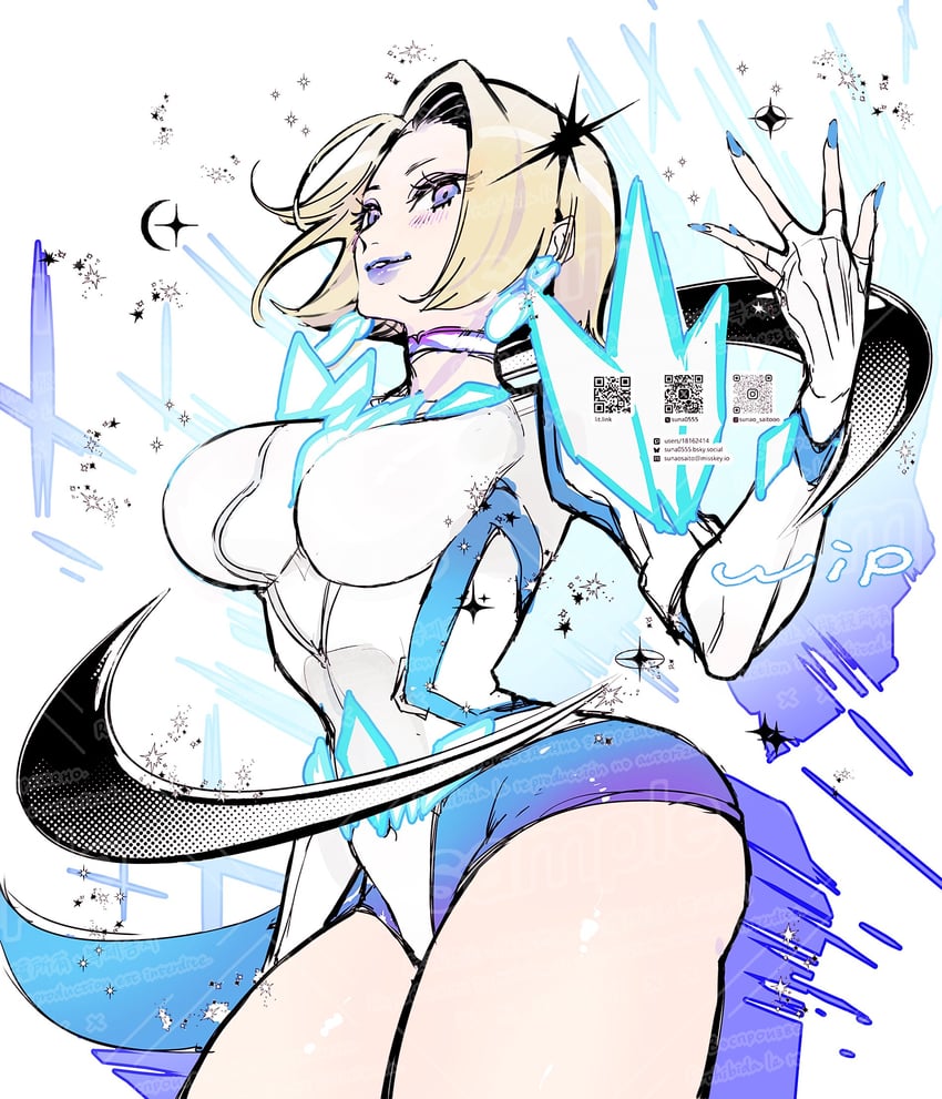 emma frost (marvel and 2 more) drawn by suna0555
