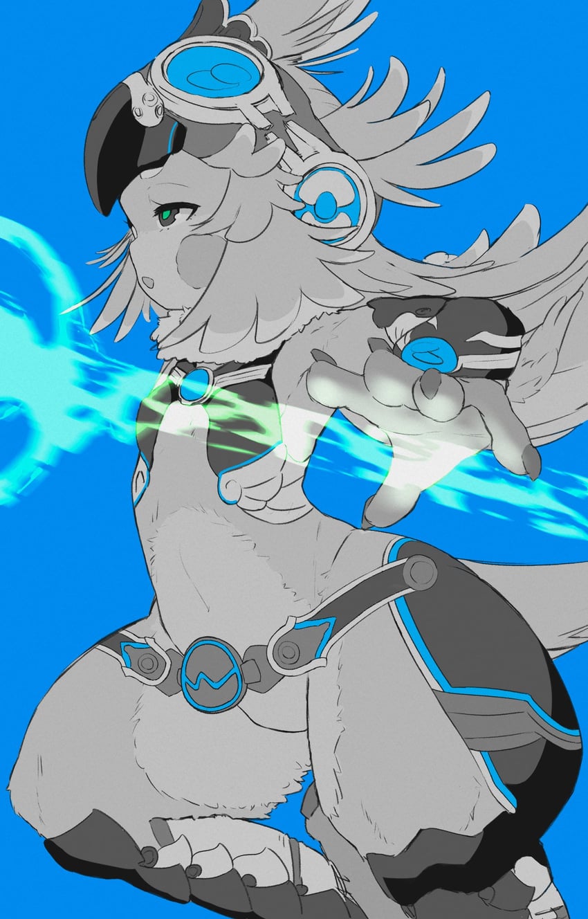 finch (xenoblade chronicles and 1 more) drawn by gyoen_(gyogyogyoen)