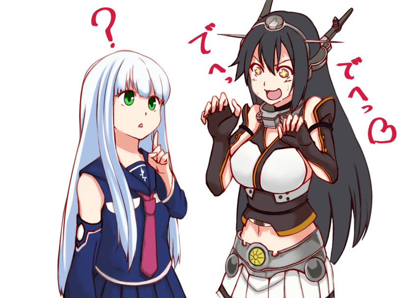 nagato and iona (kantai collection and 1 more) drawn by masou