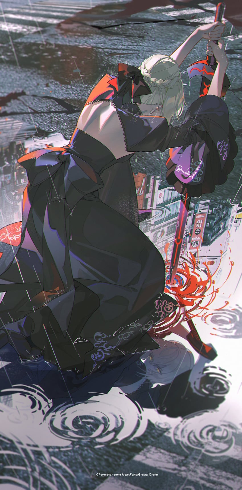 artoria pendragon and saber alter (fate and 1 more) drawn by z3zz4