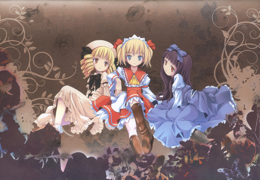 star sapphire, luna child, and sunny milk (touhou) drawn by pop_(electromagneticwave)