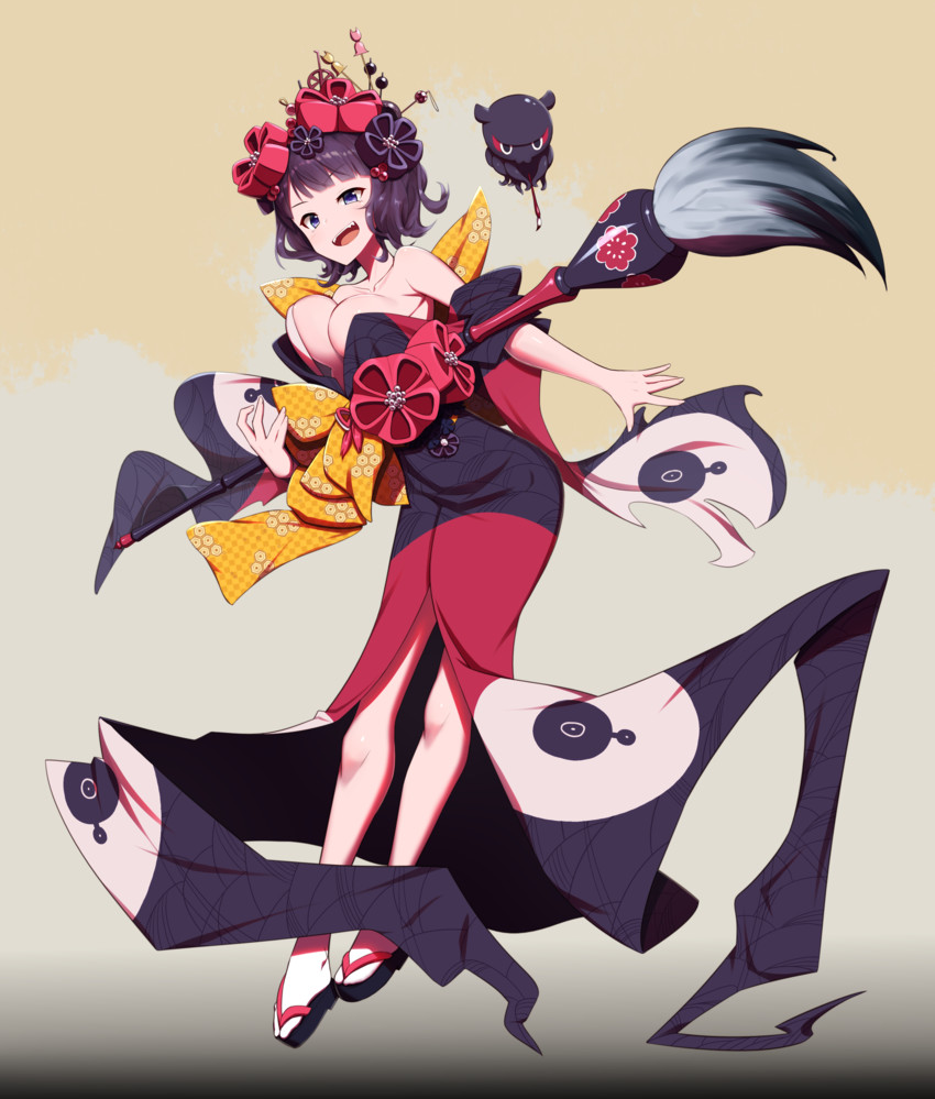 katsushika hokusai and tokitarou (fate and 1 more) drawn by kuroshiro_(ms-2420)