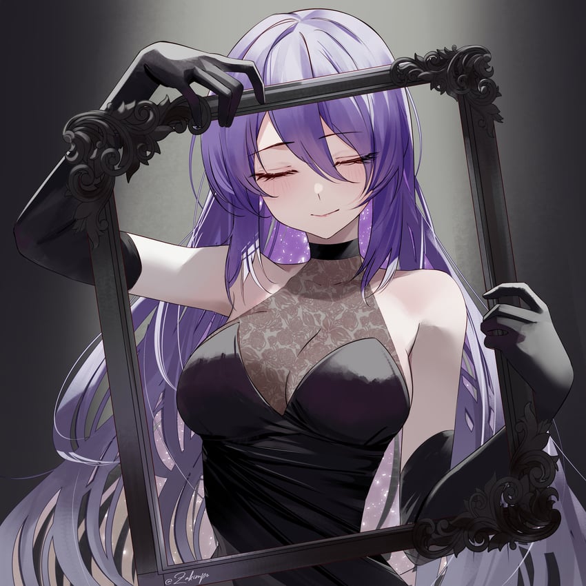 moona hoshinova (hololive and 1 more) drawn by zakimpo