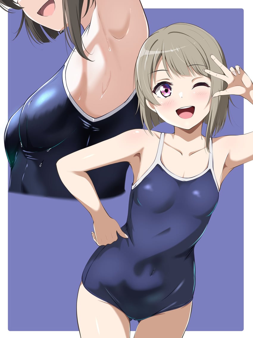 nakasu kasumi (love live! and 1 more) drawn by borgbutler