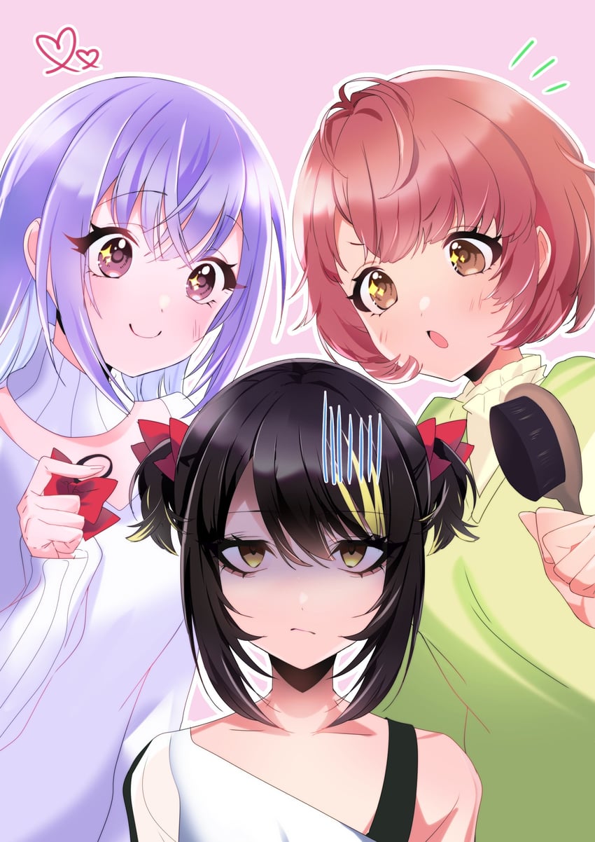 ikaruga luca, suzuki hana, and ikuta haruki (idolmaster and 2 more) drawn by mochitsuki_kagami