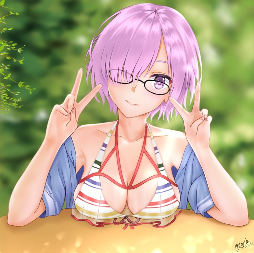 mash kyrielight (fate and 1 more) drawn by yayanri