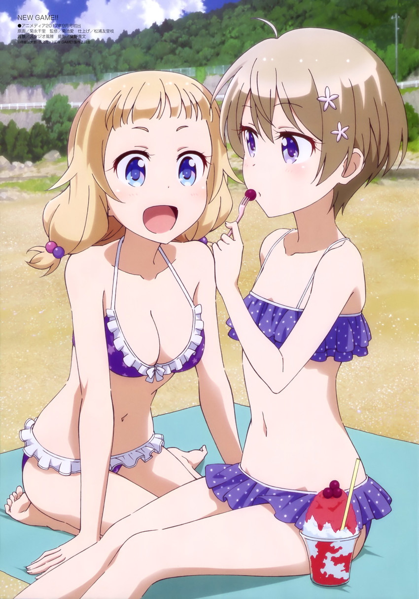sakura nene and hoshikawa hotaru (megami magazine and 2 more) drawn by kikunaga_chisato
