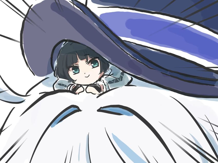 furina and jane doe (genshin impact and 2 more) drawn by xinzoruo