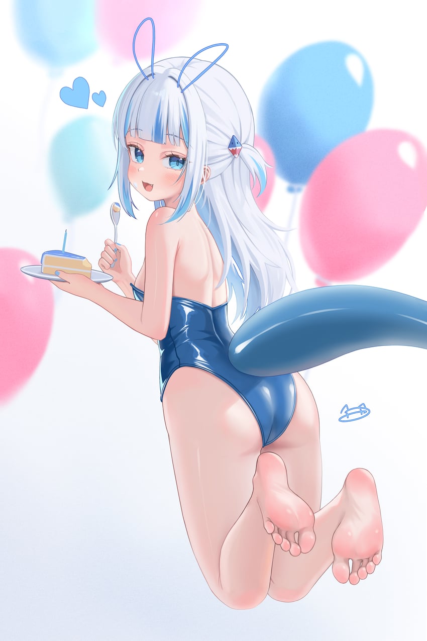 gawr gura (hololive and 1 more) drawn by fpvjoe