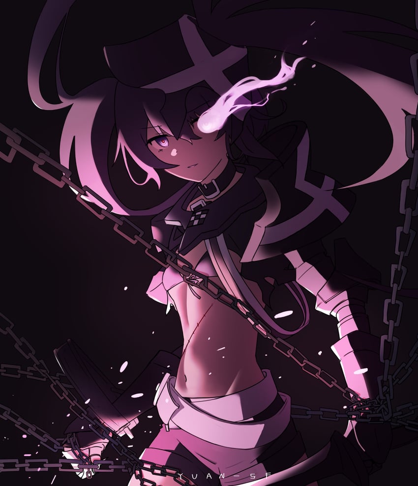 insane black rock shooter (black rock shooter) drawn by yuansf3