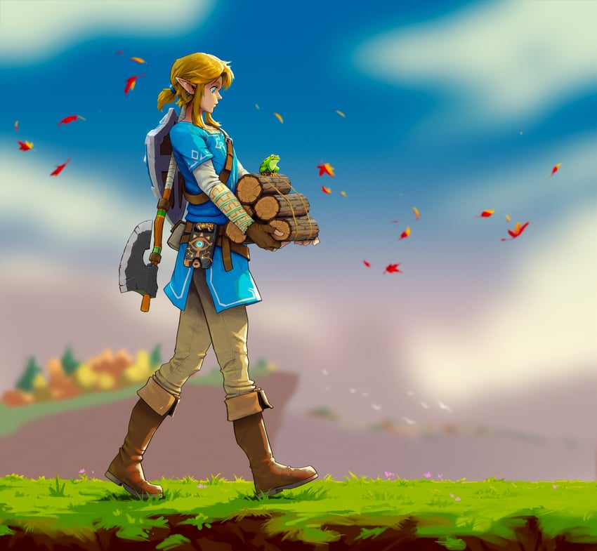 link (the legend of zelda and 1 more) drawn by jak_(jaksinart)