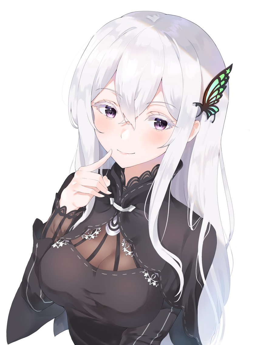 echidna (re:zero kara hajimeru isekai seikatsu) drawn by futon_fly_away