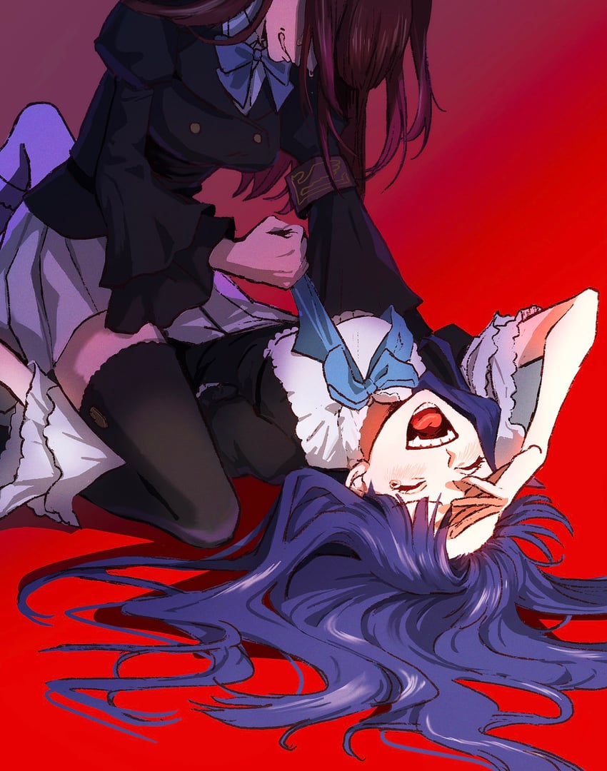 ushiromiya ange and frederica bernkastel (umineko no naku koro ni) drawn by nasu_(nasuotabe)