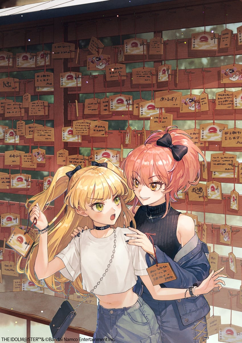 jougasaki mika and jougasaki rika (idolmaster and 1 more) drawn by kotobuki_nashiko