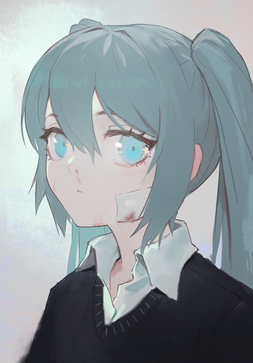 hatsune miku (vocaloid and 1 more) drawn by vertigris