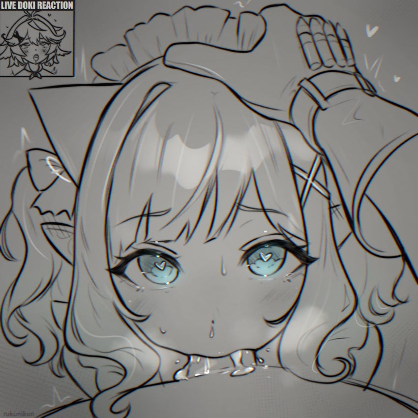 dokibird and mint fantome (indie virtual youtuber) drawn by rukunikun