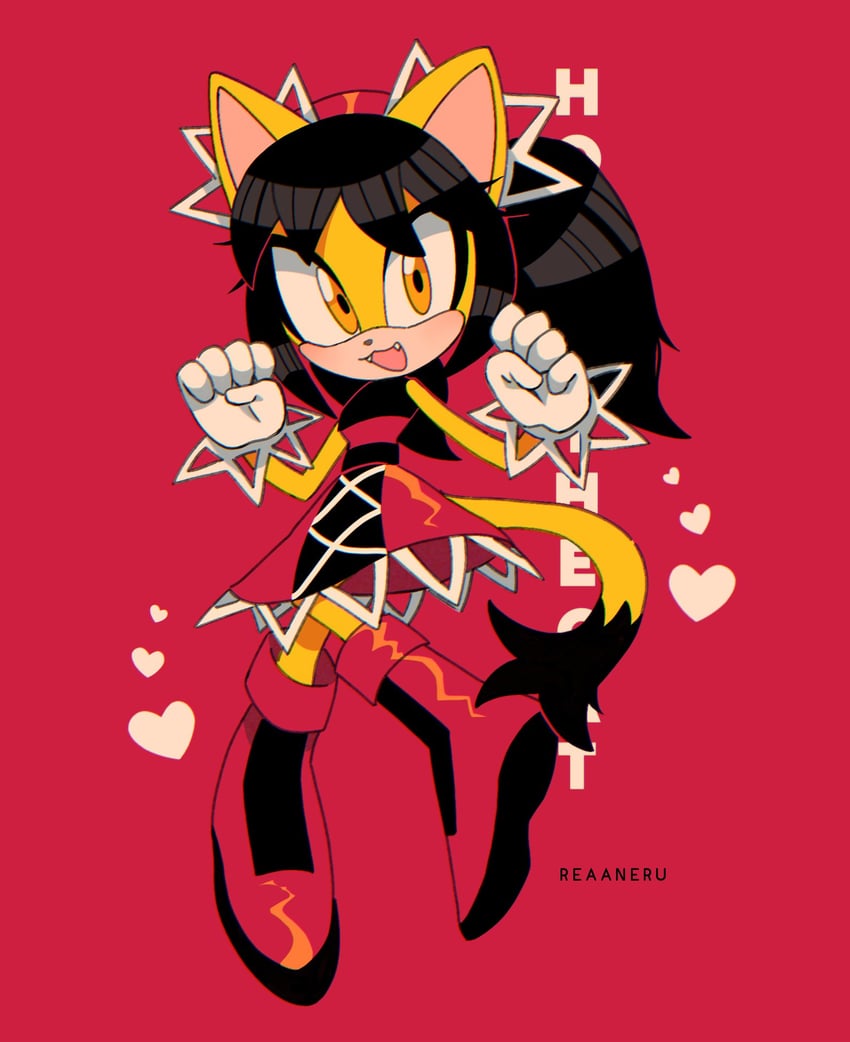 honey the cat (sonic and 2 more) drawn by reaaneru