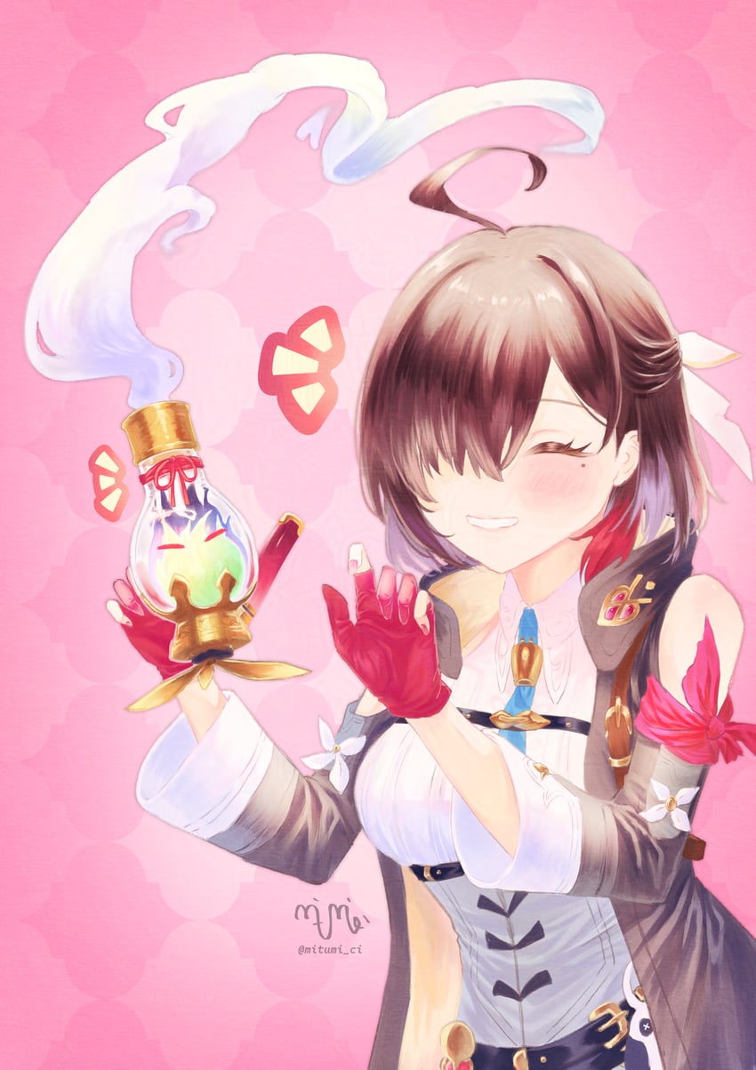 yumia liessfeldt and flammi (atelier and 1 more) drawn by mitumi_ci