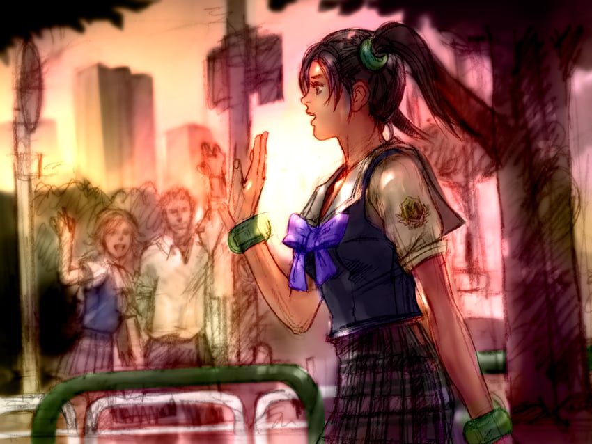 ling xiaoyu and hirano miharu (tekken and 1 more) drawn by kawano_takuji