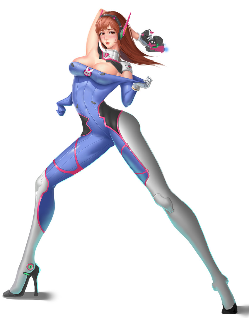 d.va (overwatch and 1 more) drawn by lico_cheng