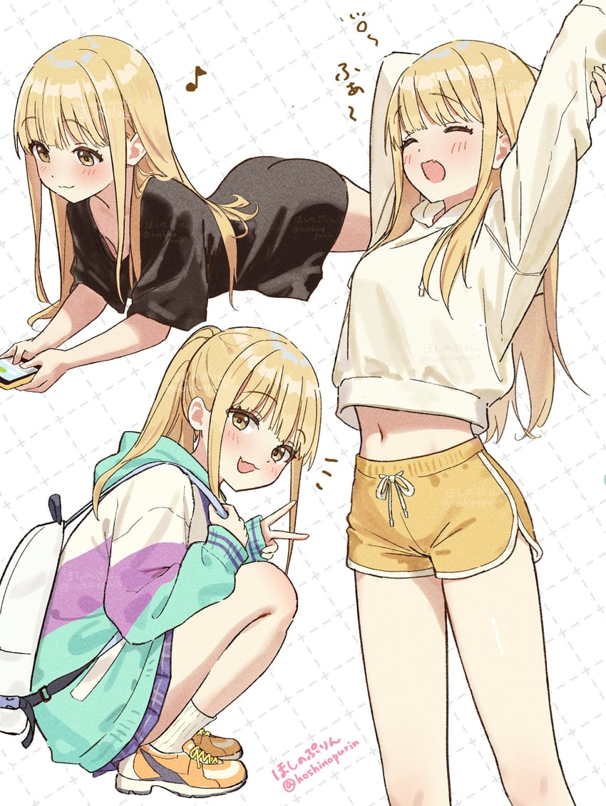 fujita kotone (idolmaster and 1 more) drawn by hoshinopurin