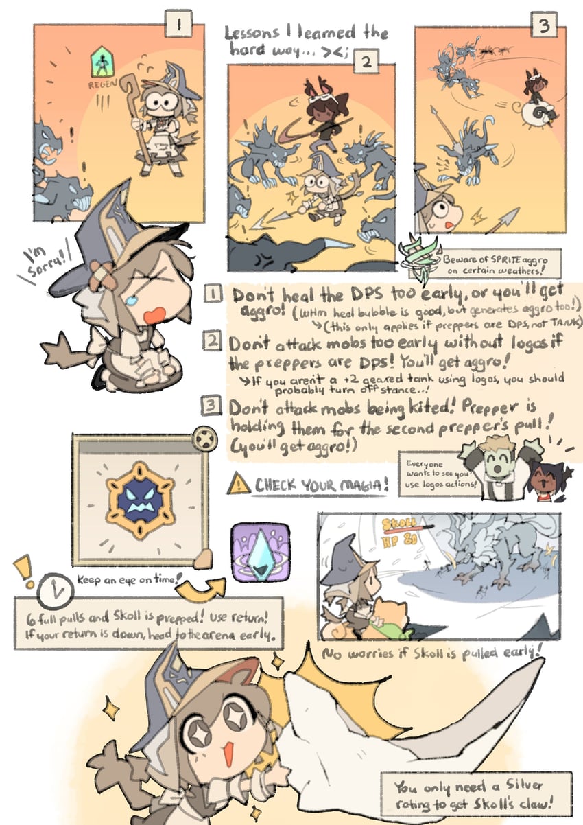 warrior of light and temmie chang (final fantasy and 1 more) drawn by temmie_chang