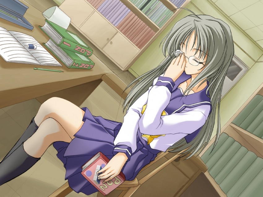 futami shion (memories off and 1 more) drawn by matsuo_yukihiro