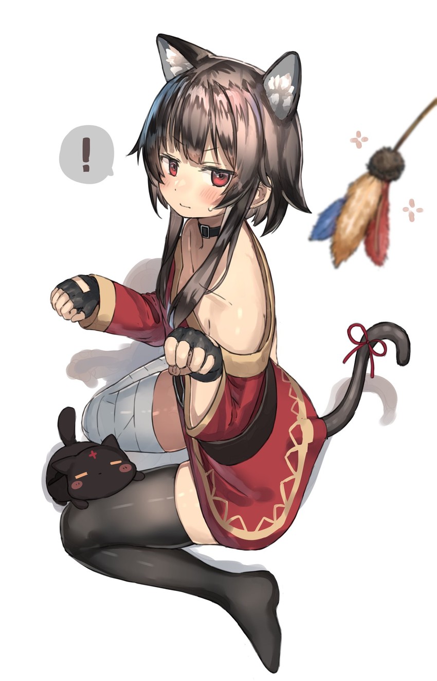 megumin and chomusuke (kono subarashii sekai ni shukufuku wo!) drawn by ranf