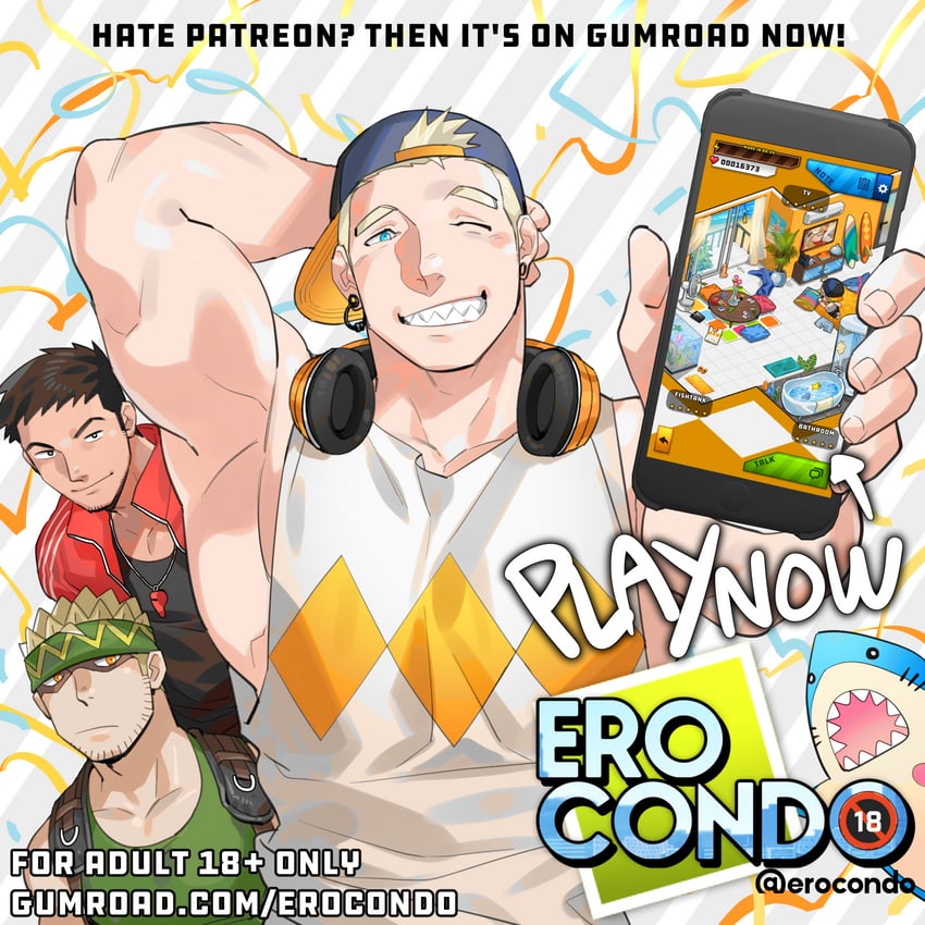 punt, nguyen hoan, and suplex (ero condo) drawn by kienbiu