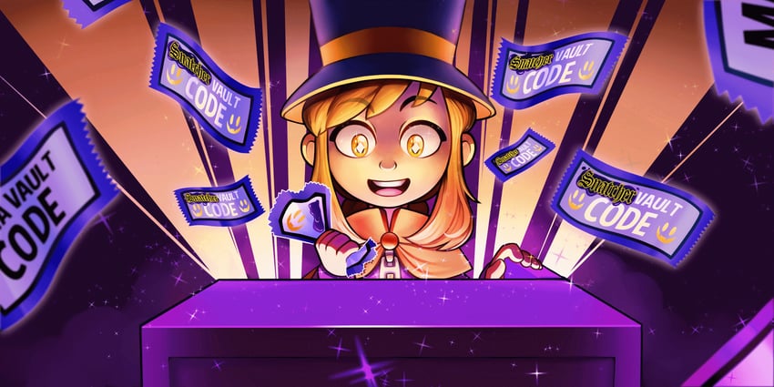 hat kid and snatcher (a hat in time) drawn by jenna_brown