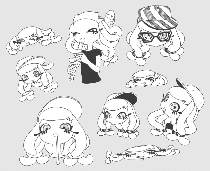 harmony (splatoon and 2 more) drawn by o_den