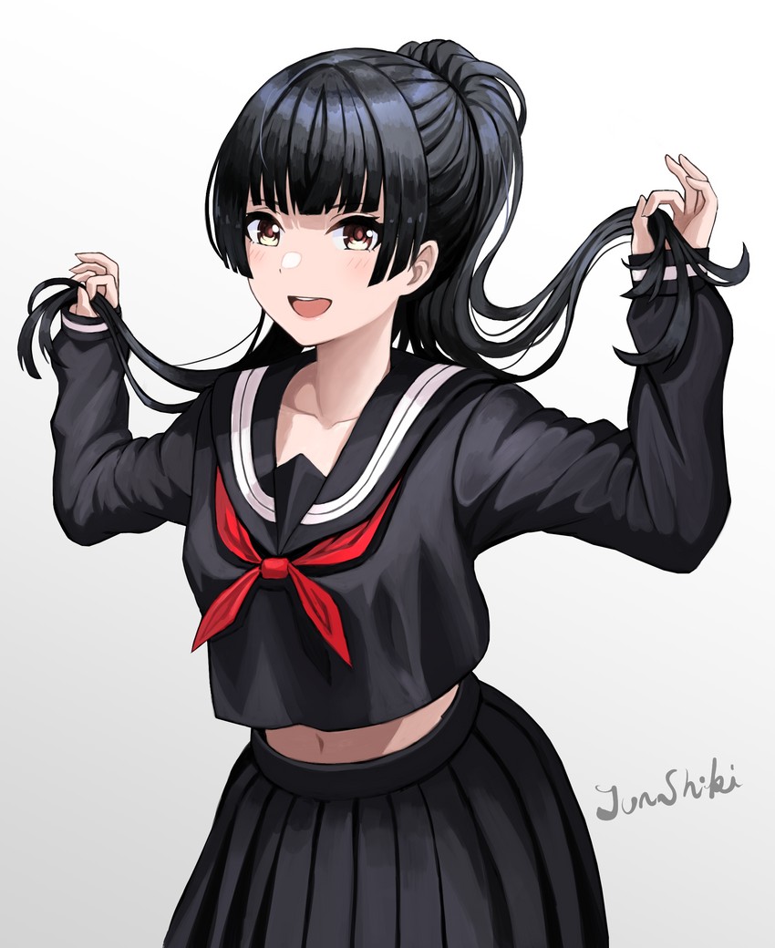 mayuzumi fuyuko (idolmaster and 1 more) drawn by junshiki