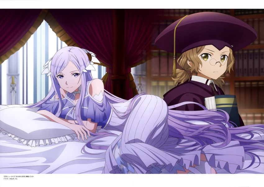 quinella and cardinal (sword art online and 1 more) drawn by aquastar_inc.