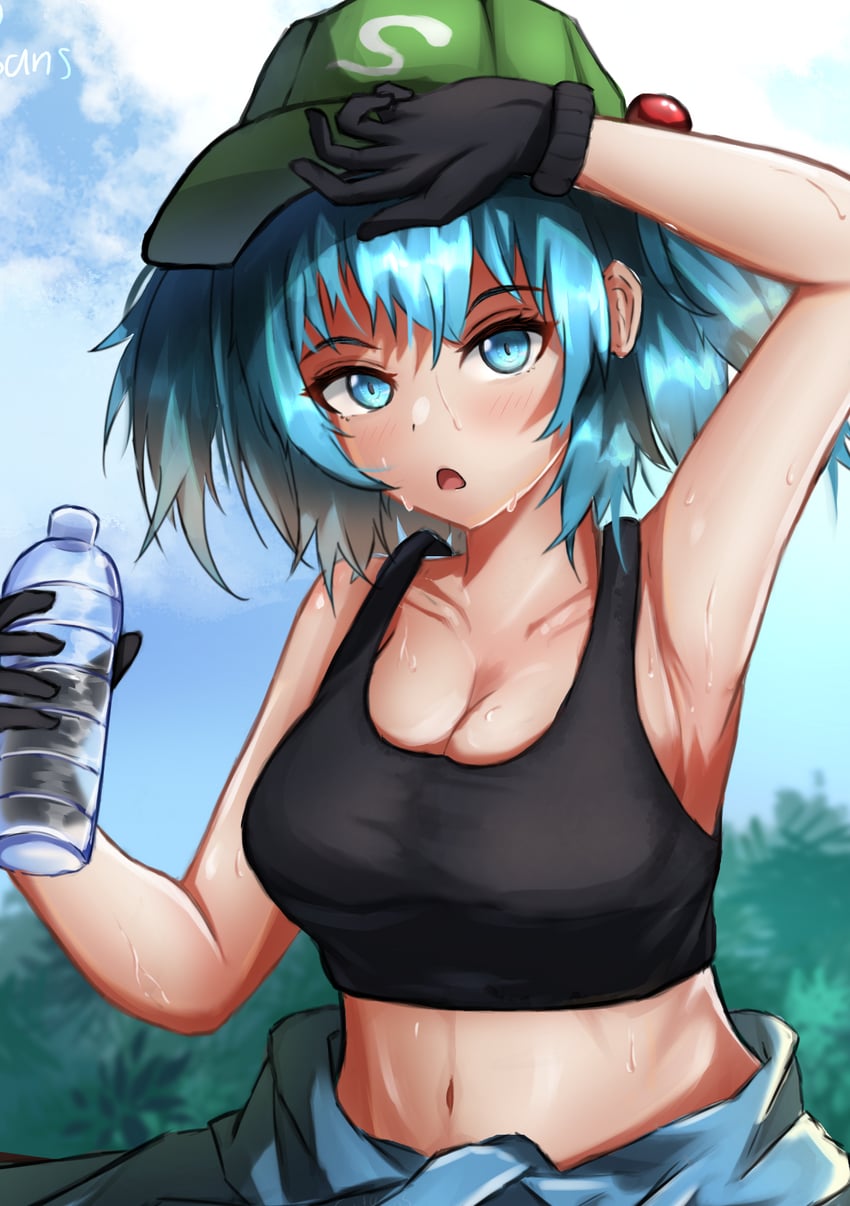 kawashiro nitori (touhou) drawn by saito_sans