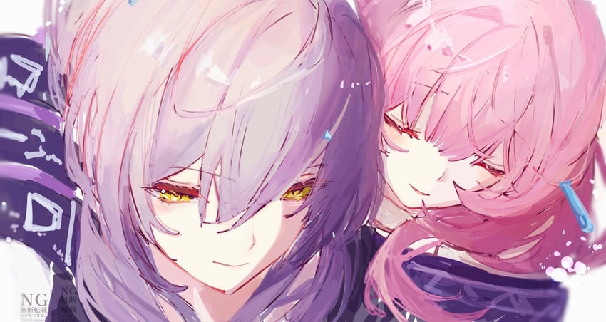 trailblazer, stelle, and cyrene (honkai and 1 more) drawn by nonoko_(1k6sx1encx45226)