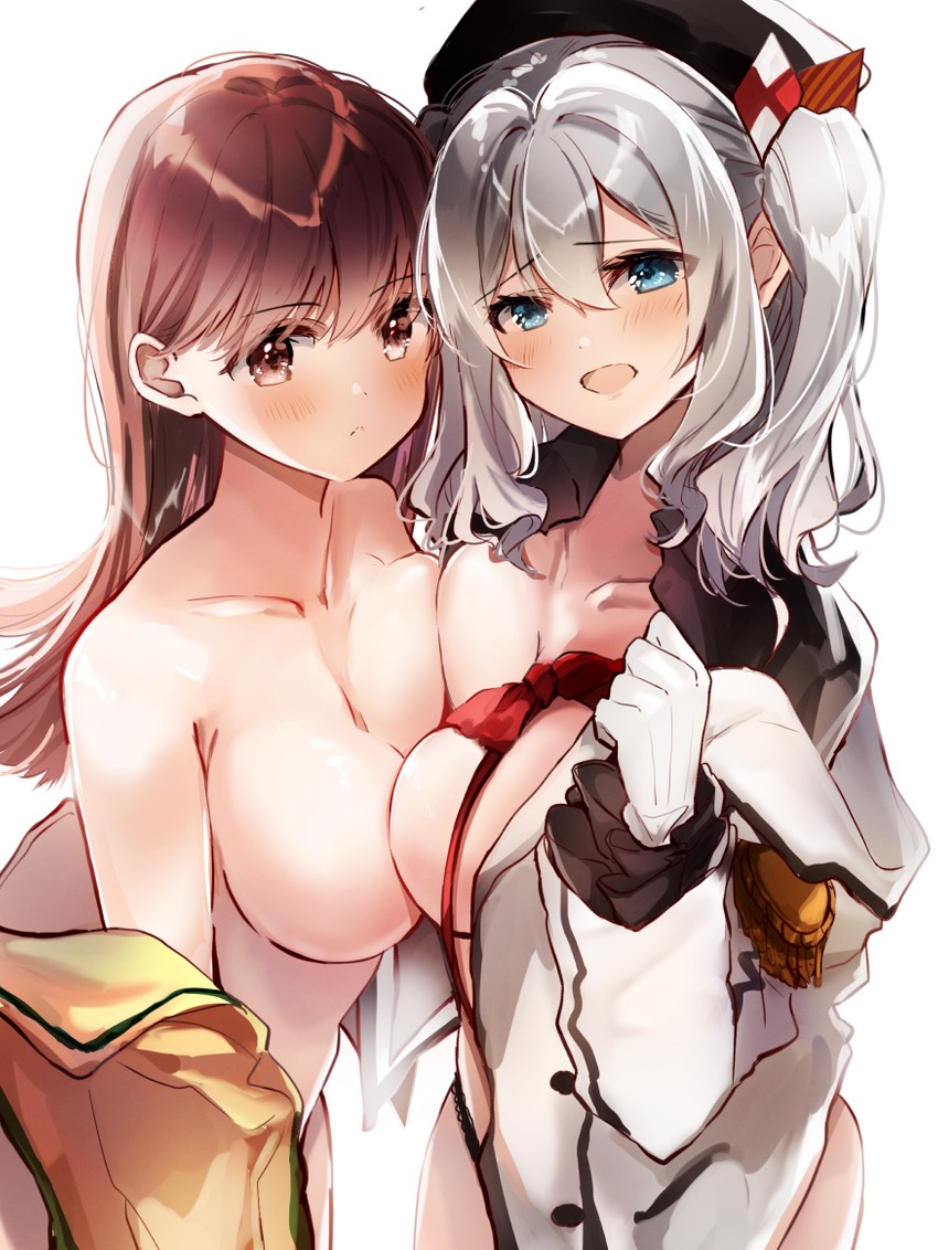 kashima, ooi, and ooi kai ni (kantai collection) drawn by nanahamu