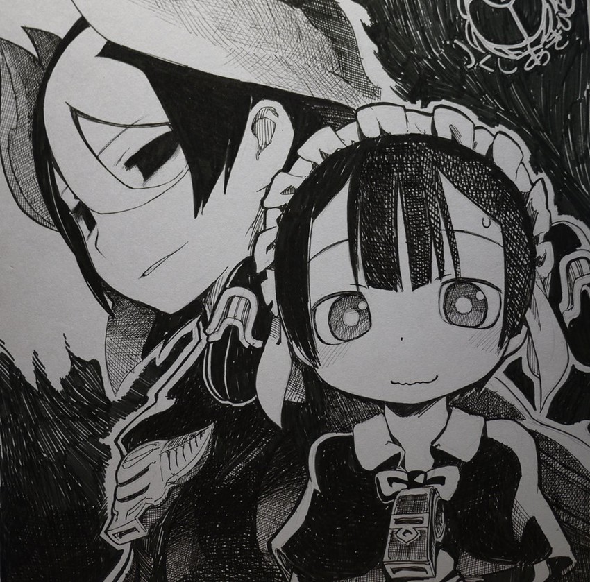 ozen and maruruk (made in abyss) drawn by tsukushi_akihito
