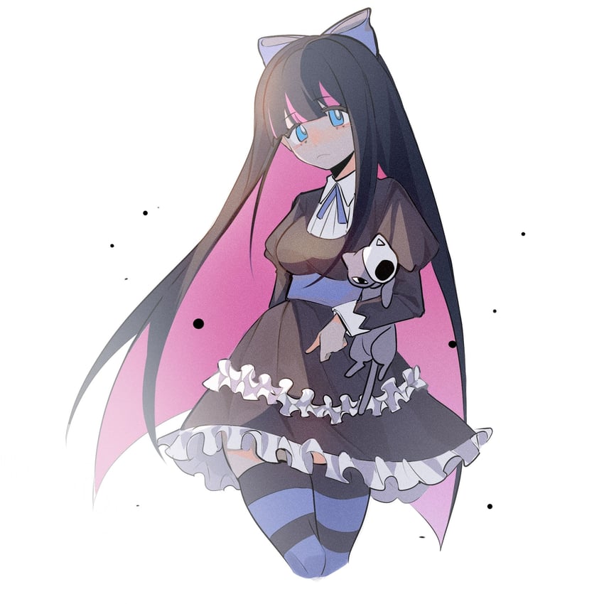 stocking and honekoneko (panty & stocking with garterbelt) drawn by mmuimumu