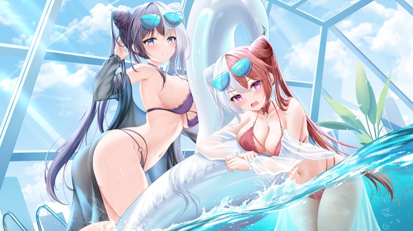 ying swei and chao ho (azur lane) drawn by proverbs_zhenyan