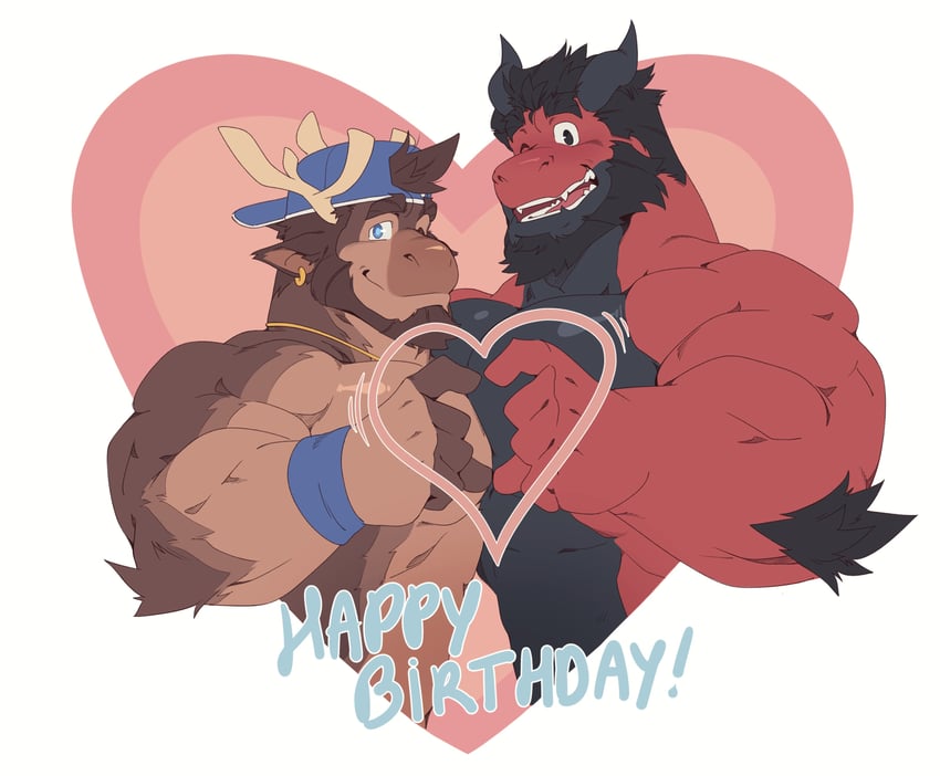 ralph, juggernaut, and furry ralph (original) drawn by cheschirebacon