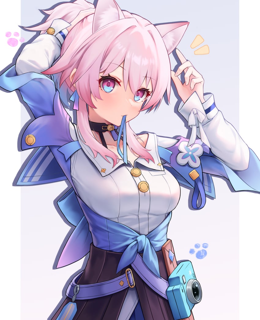 march 7th (honkai and 1 more) drawn by seori